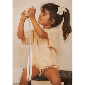 Цифровая камера Mrs. Ertha "Cam Cam Soft Squares", кремовая клетка виши